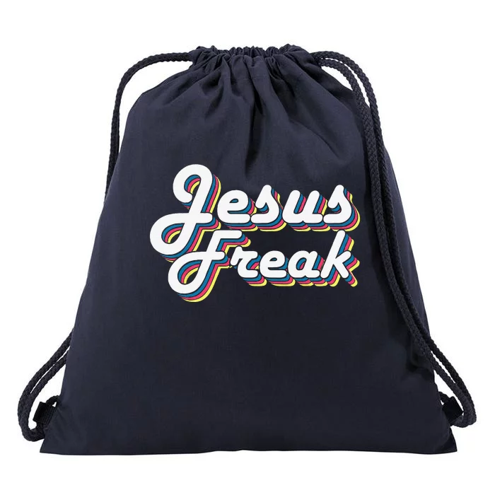 Devotional Bible Scripture Jesus Freak Christian Drawstring Bag