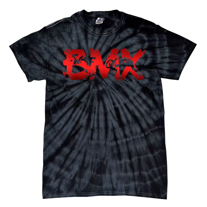 Distressed BMX Shirt For Men Women Kids & Bike Riders TShirt Tie-Dye T-Shirt