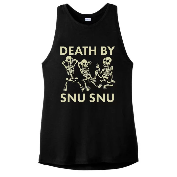 Death By Snusnu Ladies Tri-Blend Wicking Tank