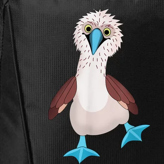 Dancing Booby Sea Bird Footed Blue Feet Drawing City Backpack