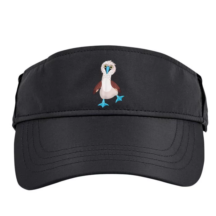 Dancing Booby Sea Bird Footed Blue Feet Drawing Adult Drive Performance Visor