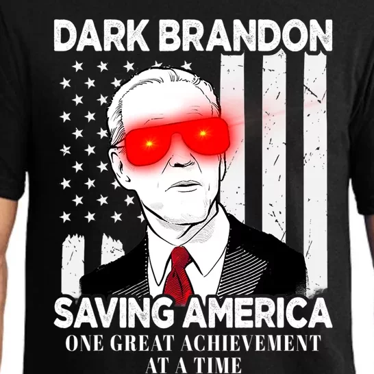 Dark Brandon Saving America Funny Biden Design Pajama Set