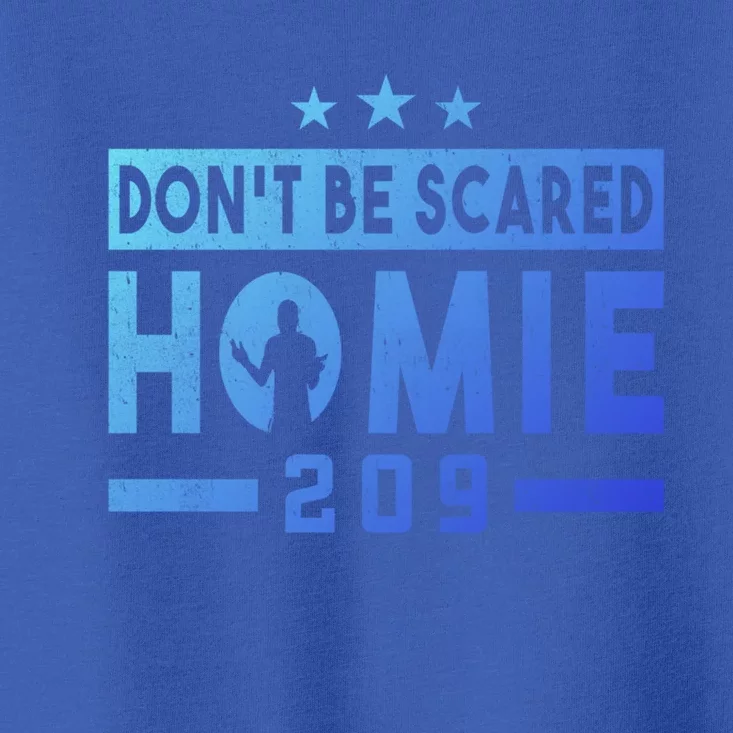 DonT Be Scared Homie 209 Stockton Mma Mixed Martial Arts Gift Toddler T-Shirt