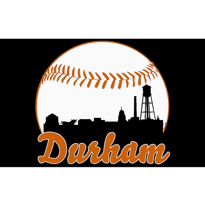 Durham Baseball Skyline North Carolina Bumper Sticker