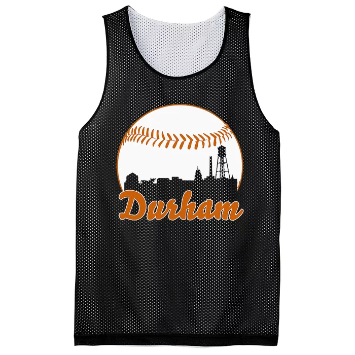 Durham Baseball Skyline North Carolina Mesh Reversible Basketball Jersey Tank