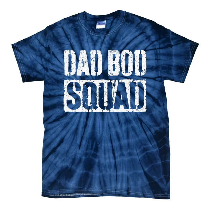 Dad Bod Squad Fathers Day Tie-Dye T-Shirt