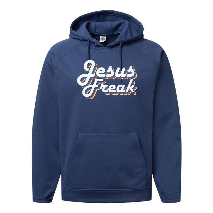 Devotional Bible Scripture Jesus Freak Christian Performance Fleece Hoodie