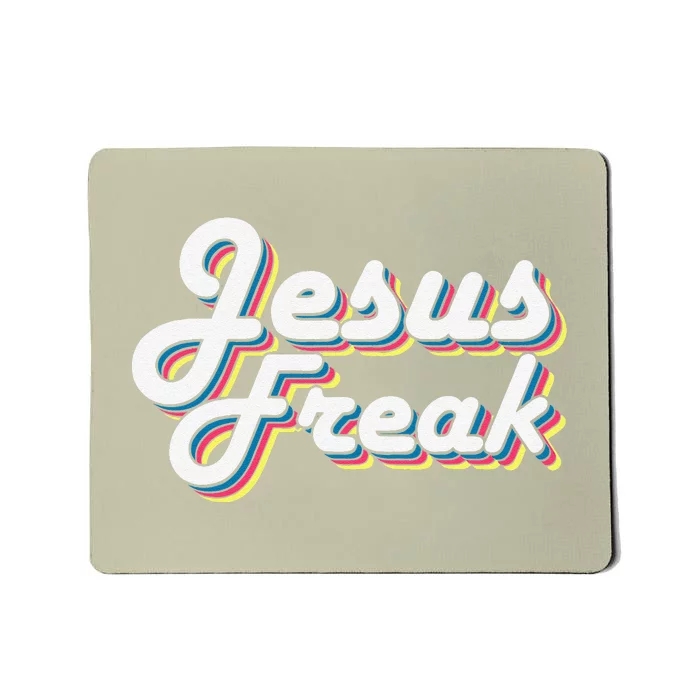 Devotional Bible Scripture Jesus Freak Christian Mousepad