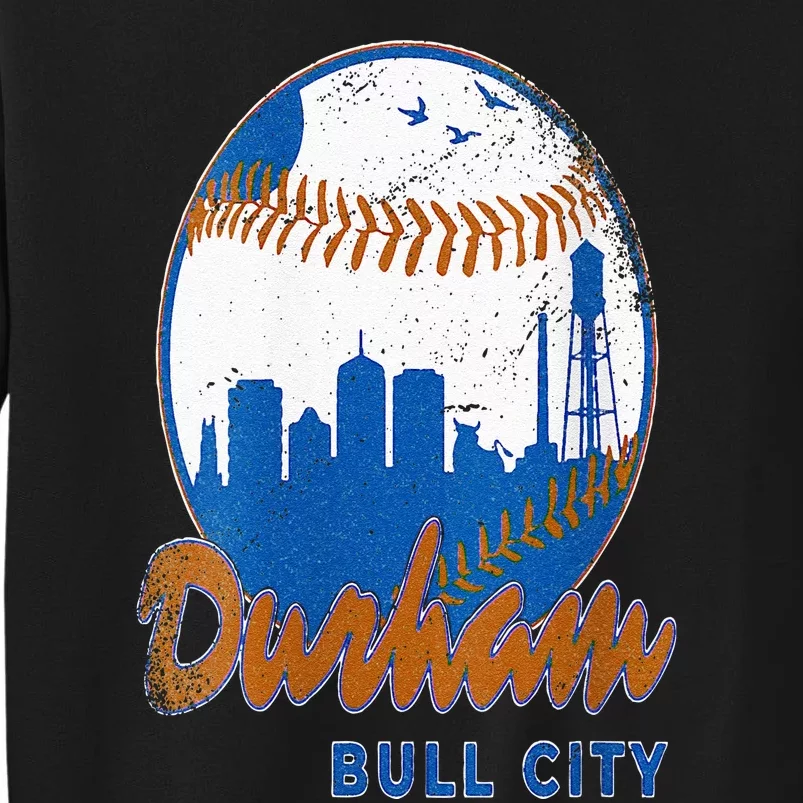 Durham Baseball Skyline Classic Bull City North Carolina Sweatshirt