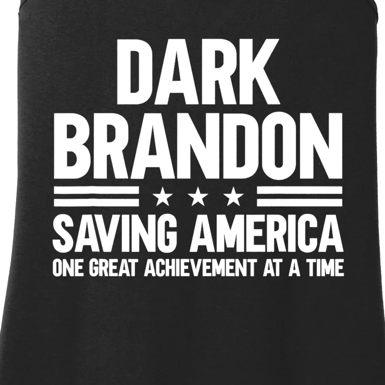 Dark Brandon Saving America Trending Ladies Essential Tank