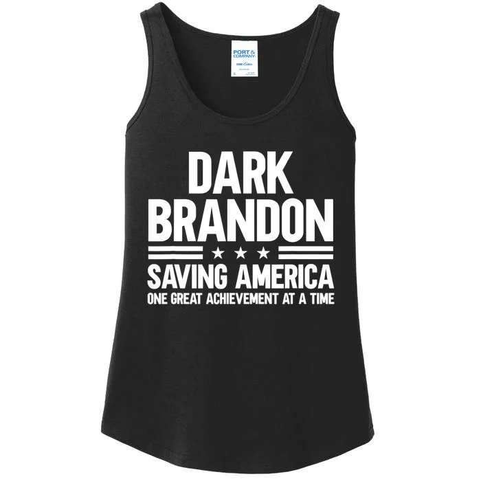 Dark Brandon Saving America Trending Ladies Essential Tank