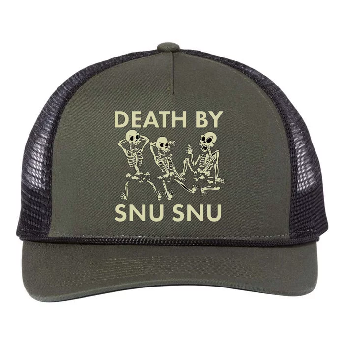 Death By Snu Snu Retro Rope Trucker Hat Cap