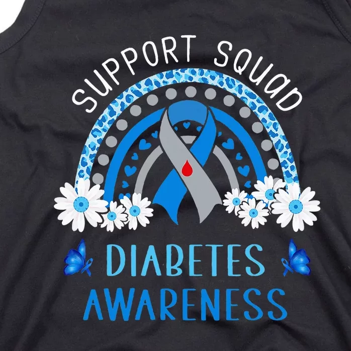 Diabetes Blue Support Squad Diabetes Awareness Tank Top