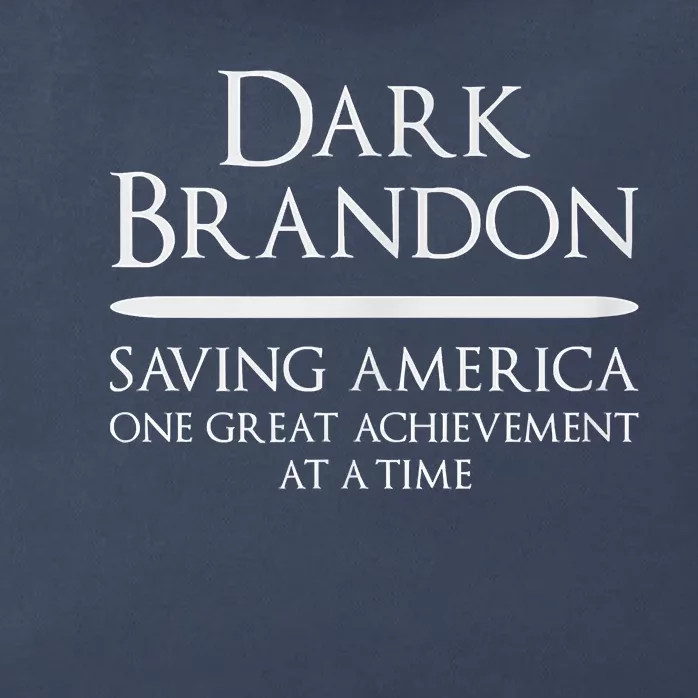 Dark Brandon Saving America Political Zip Tote Bag