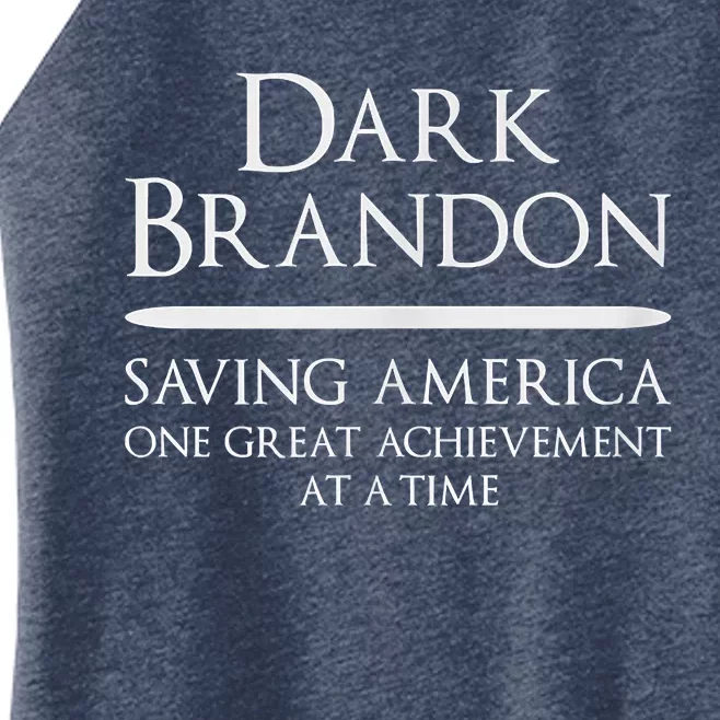 Dark Brandon Saving America Political Women’s Perfect Tri Rocker Tank