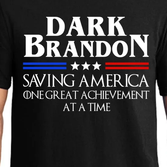 Dark Brandon Saving America Political Gift Pajama Set