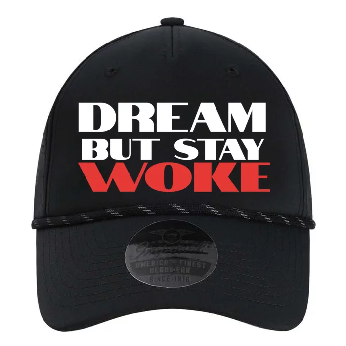 Dream But Stay Woke African American Civil Rights Leader Cool Gift Performance The Dyno Cap