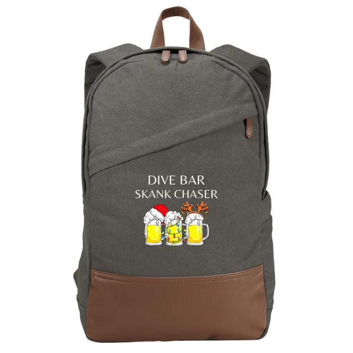 dive bar skank chaser Cotton Canvas Backpack