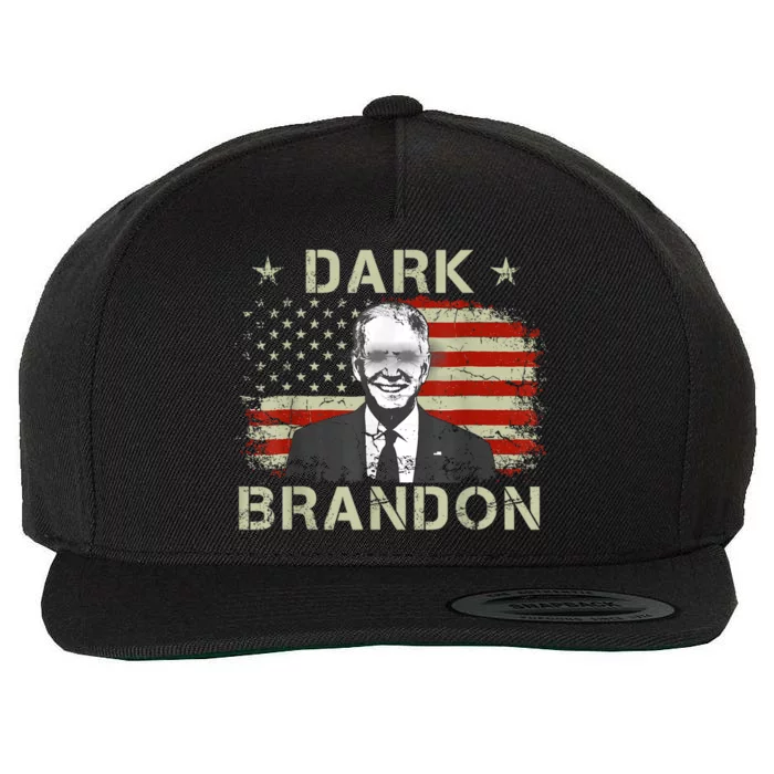 Dark Brandon Saving America Political FunnyJoe Biden Wool Snapback Cap