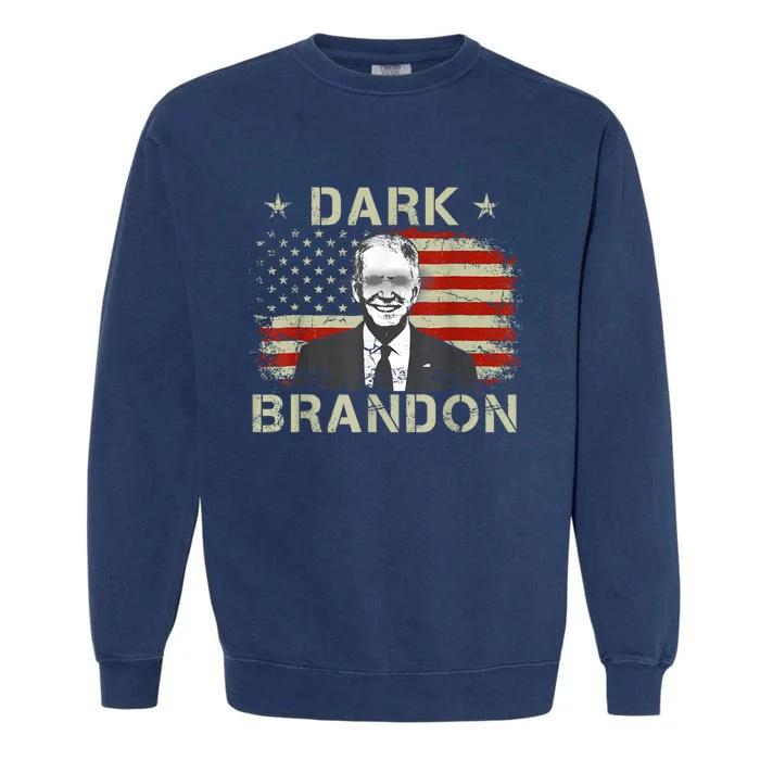 Dark Brandon Saving America Political FunnyJoe Biden Garment-Dyed Sweatshirt