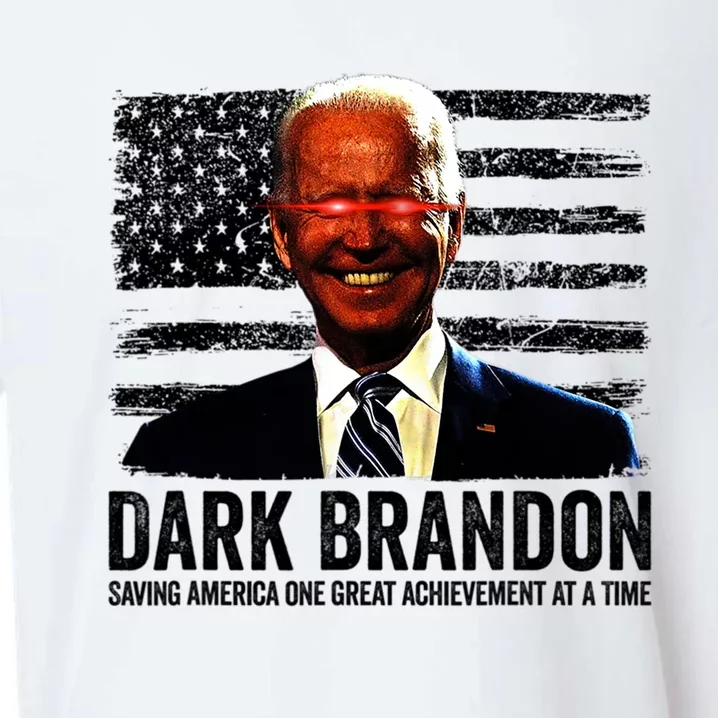 Dark Brandon Saving America Political USA Flag Sueded Cloud Jersey T-Shirt