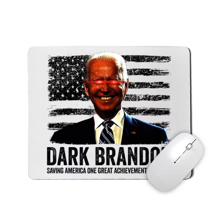 Dark Brandon Saving America Political USA Flag Mousepad