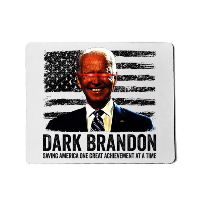 Dark Brandon Saving America Political USA Flag Mousepad