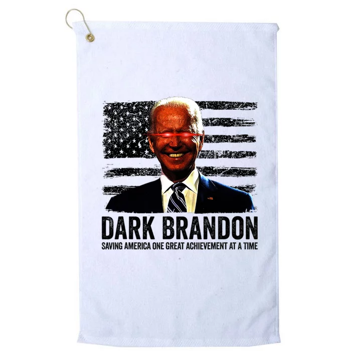 Dark Brandon Saving America Political USA Flag Platinum Collection Golf Towel