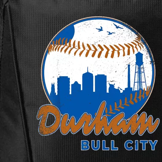 Durham Baseball Skyline Classic Bull City North Carolina City Backpack