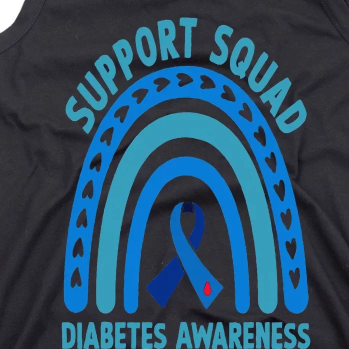 Diabetes Blue Support Squad Diabetes Awareness Tank Top