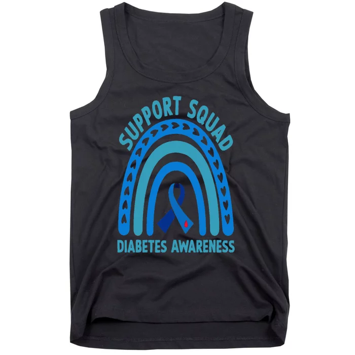 Diabetes Blue Support Squad Diabetes Awareness Tank Top