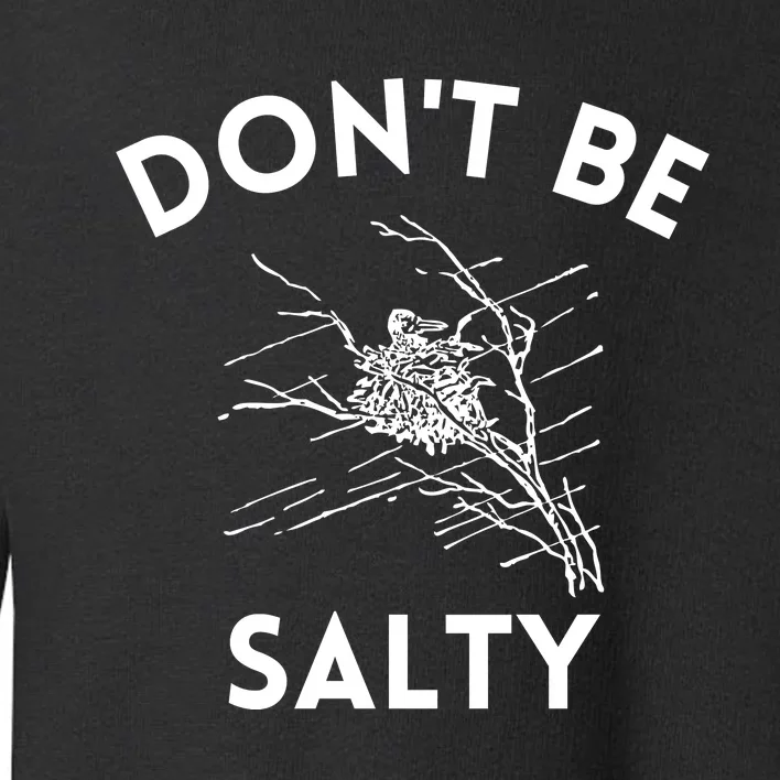 Don't Be Salty Funny Sarcastic Toddler Sweatshirt