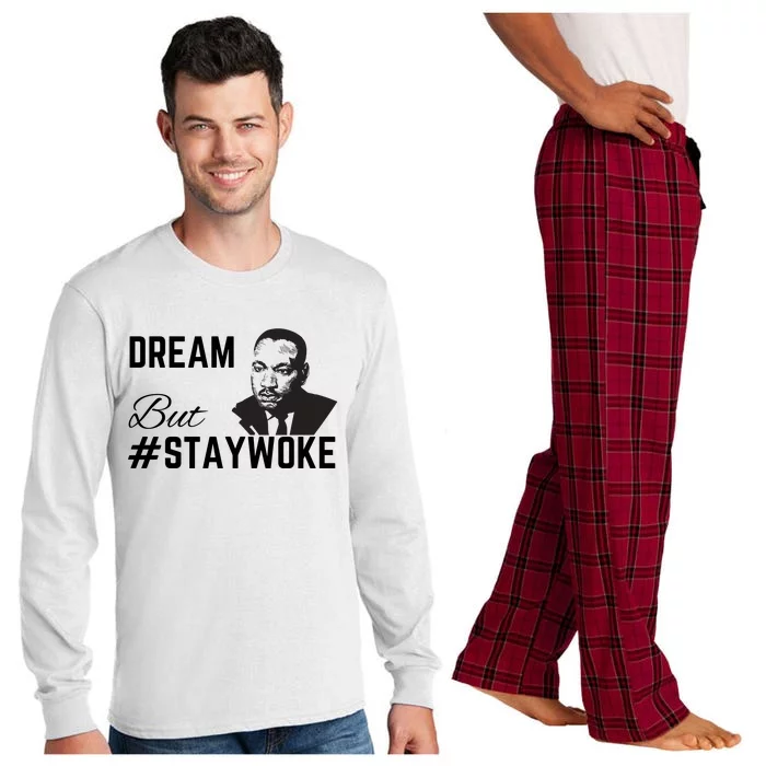 Dream But #Staywoke Long Sleeve Pajama Set