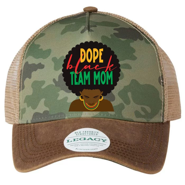 Dope Black Team Mom Appreciation Black History Gift Legacy Tie Dye Trucker Hat