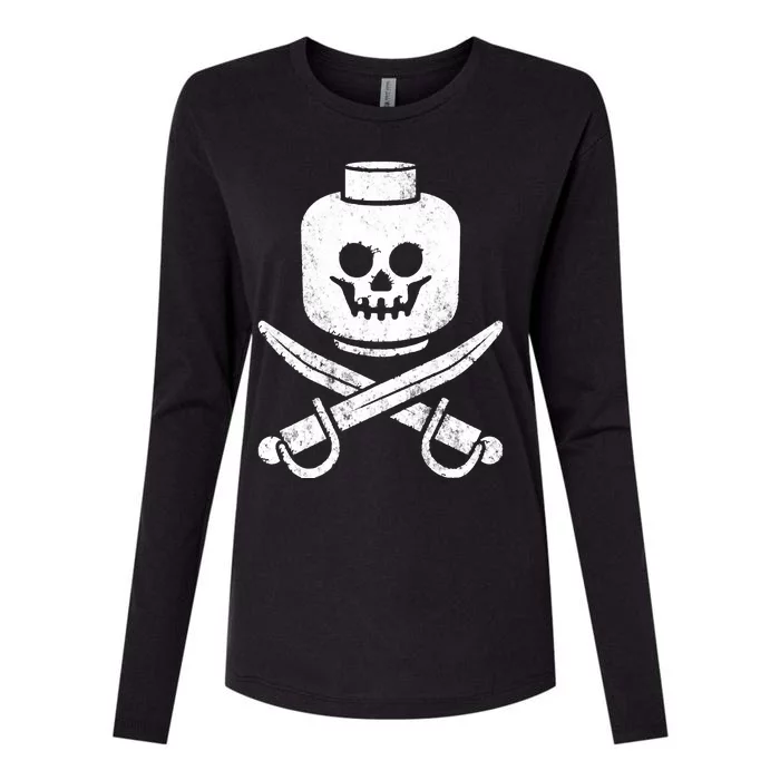 Dead Bricks Tell No Tales Womens Cotton Relaxed Long Sleeve T-Shirt