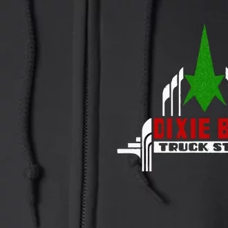 Dixie Boy Truck Stop Maximum Funny Overdrive Full Zip Hoodie