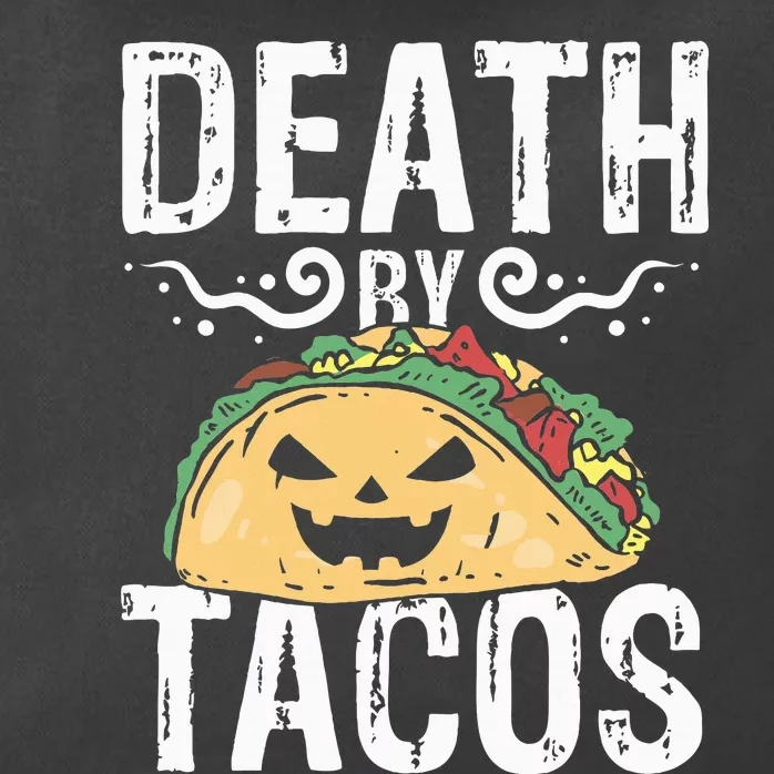 Death By Tacos Tex Mex Tortilla Zip Tote Bag