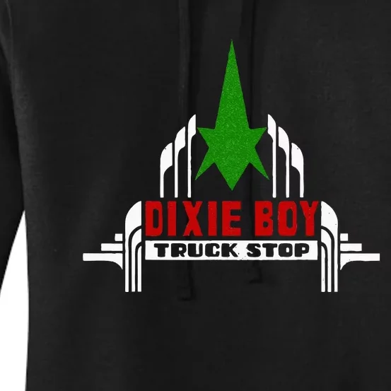 Dixie Boy Truck Stop Maximum Funny Overdrive Women's Pullover Hoodie