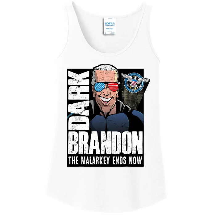 Dark Brandon The Malarkey Ends Now Ladies Essential Tank