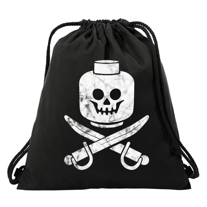 Dead Bricks Tell No Tales Drawstring Bag