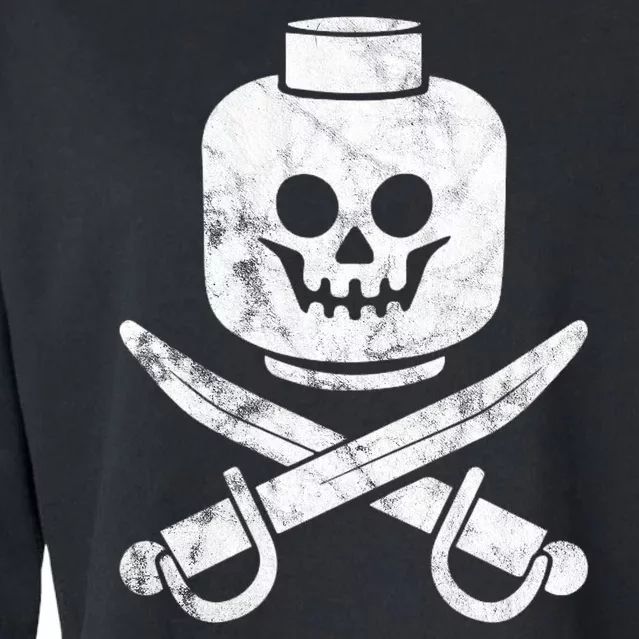 Dead Bricks Tell No Tales Cropped Pullover Crew