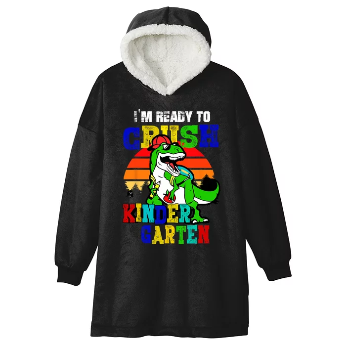 Dinosaur Back To School Graduate Funny Gifts Hooded Wearable Blanket