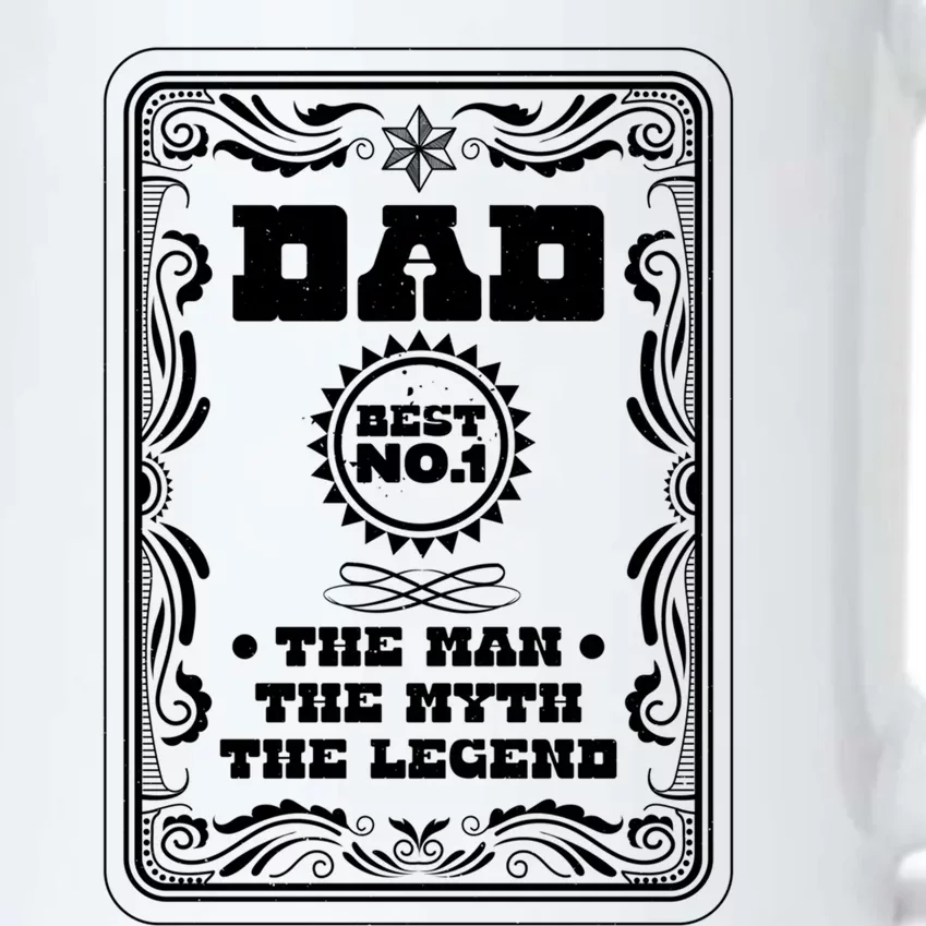 Dad Best The The Myth The Legend Fathers Day Dad Gift Black Color Changing Mug