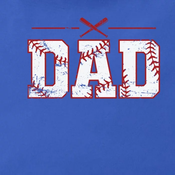 Dad Baseball Team Ballsport Fan Cool Gift Zip Tote Bag