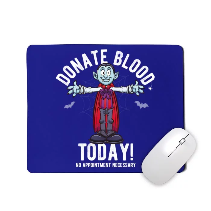 Donate Blood Today Halloween Vampire Inspired Nurse Gift Mousepad