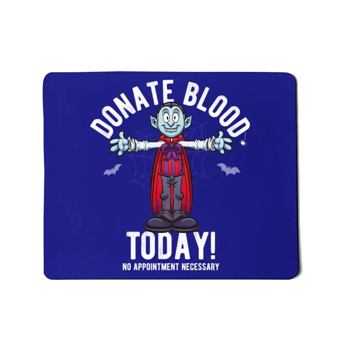 Donate Blood Today Halloween Vampire Inspired Nurse Gift Mousepad