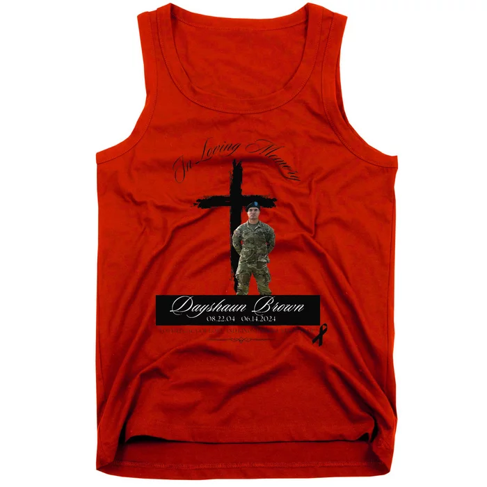 Dayshaun Brown Tribute White Tank Top