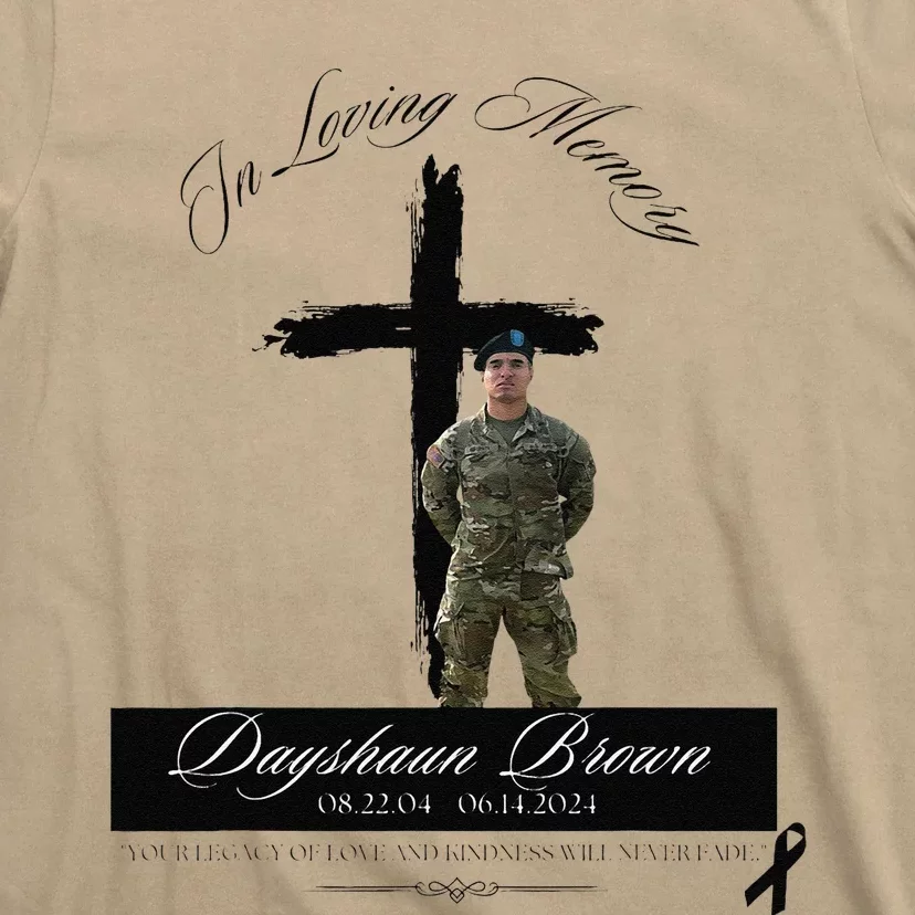 Dayshaun Brown Tribute White T-Shirt