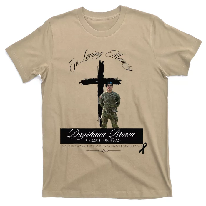 Dayshaun Brown Tribute White T-Shirt