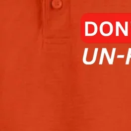 Don't Be UnFun! Motivational Positive Message Funny Saying Dry Zone Grid Performance Polo